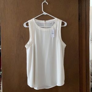 Ann Taylor - Shirttail Blouse - Whisper White - Medium - NWT